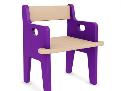 Chair 1 Low-poly 3D model