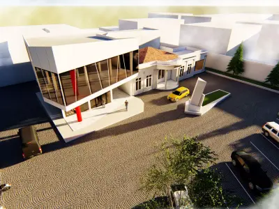 architectural interior sketchup modeling 3D model