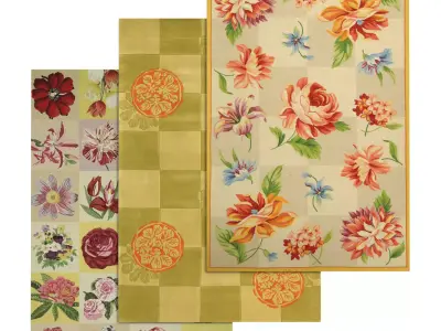 Rug Set 2381 3D model