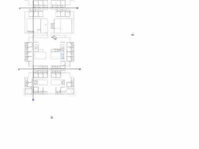 residential complex complete project revit 3D model