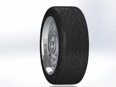 Set of custom wheels Intro Sphere for scale model 3D print model