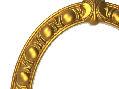 carved frame 3D model 45