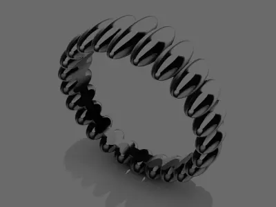 Eternity Ring Texture 3D print model