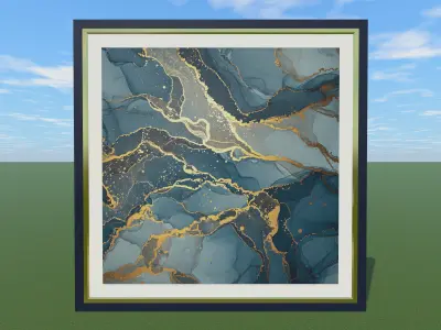 Marble Design Marble Painting Marble Wall Art Free 3D print model