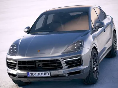 Porsche Cayenne S Coupe 2020 3D model
