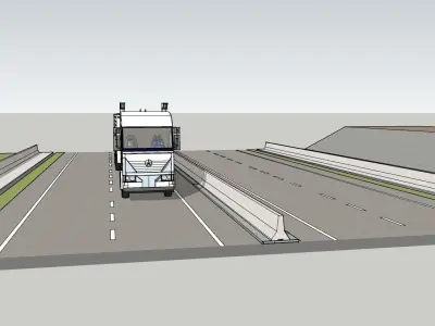 semi truck 3D print model