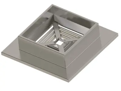 Square Air Conditioning Vent 3D print model