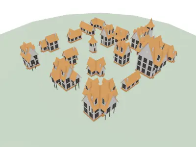 House Set 3D model