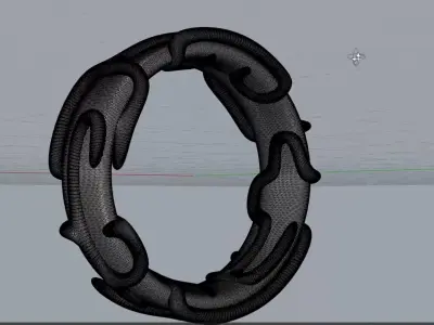 maze ring n1 3D print model