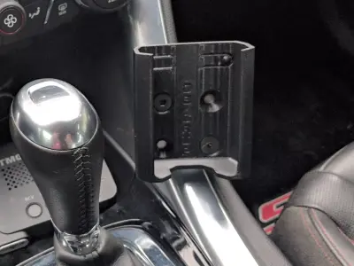 Car-Mount-Uniden-BCD436HP-RAM-OBGrip gear shifter in car 3D print model