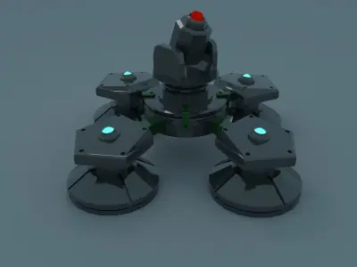 Active Defense System ADS Rainbow Six Siege 3D model