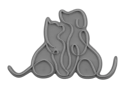 Pet Spa Neon Sign 3D model purchase