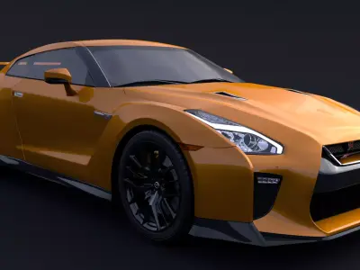 Nissan GTR R35 3D model