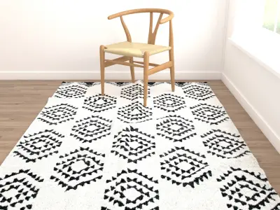 Rugs No 493 Low-poly 3D model