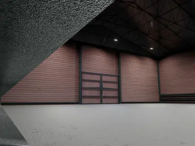 WAREHOUSE interior in the classic style model 3D model
