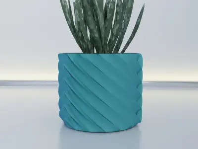 pot planter 12 3D print model