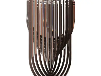 Chandelier Murano light 3D model