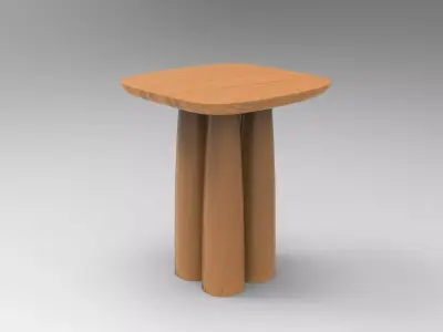 Laac Side Table Low-poly 3D model