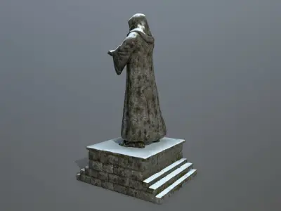 statue Low-poly 3D model