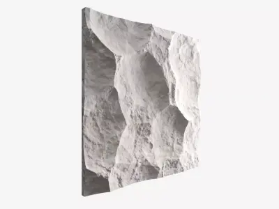 279-RockPanel rock wall art 3D model