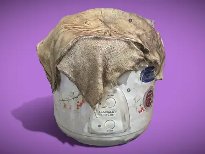 Rice cooker 3D print model