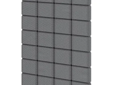 FABRICK Cord Panels Mosaic Murals by Brocoloco 3D model