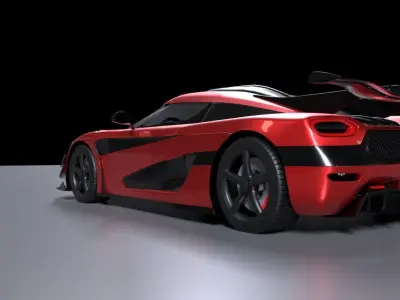Koenigsegg One 3D model