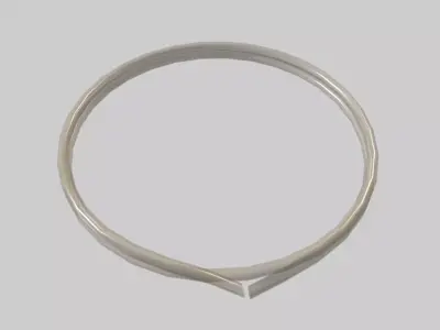 Water Level Tube Low-poly 3D model