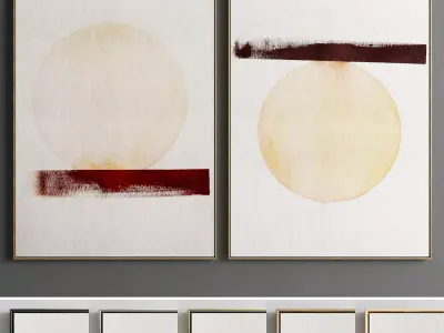 Photo Frame 125 Low-poly 3D model