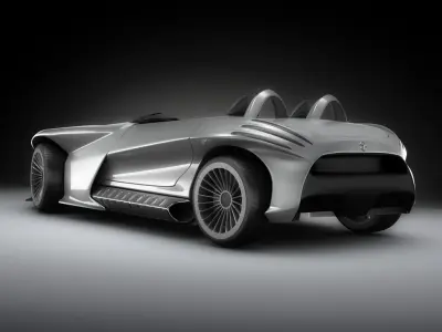 Mercedes F400 concept 3D model
