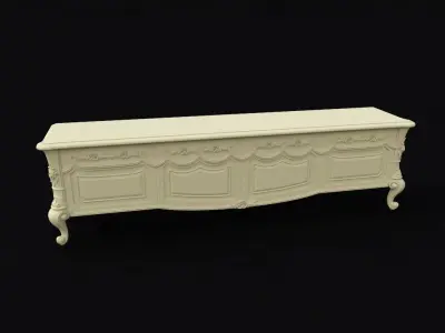 TV table 3D model purchase