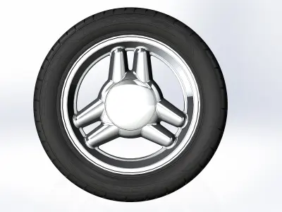 Wheels for scale model of Mk4 1995 3D print model