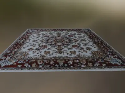 Persian Carpet - Rug 3D 3D model