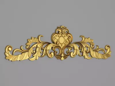 Classic Carved 014 3D model