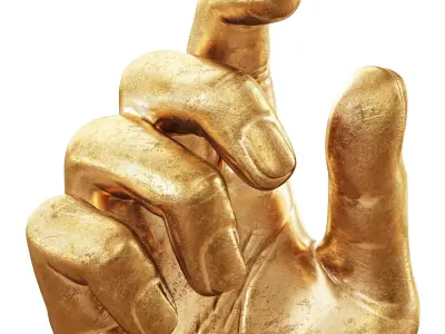 Sculpture of a hand 3D model