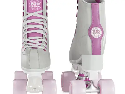 Rio Roller Script Quads 3D model