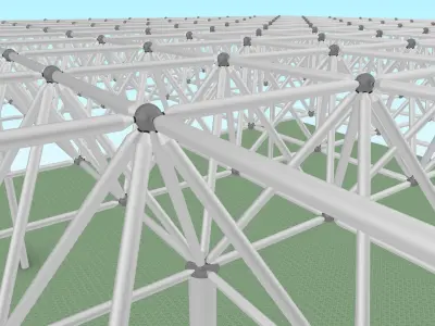 Space-frame 3D model
