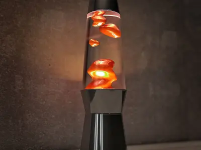Lava Lamp Daz 3D model