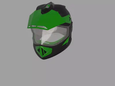 Helmet 3d model -sport-ready for game 3D model