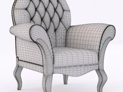 chair Modern Times Sophia 3D model