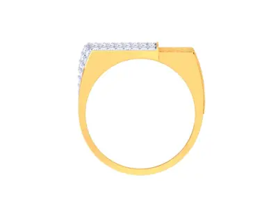 Mens gemstone diamond men Ring with details images 22 3D print model