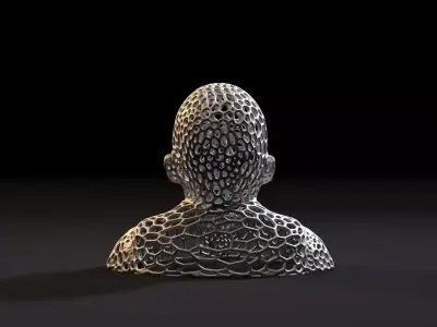 Voldemort Voronoi 3D print model