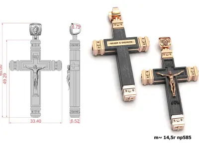 Cross G0349 3D print model