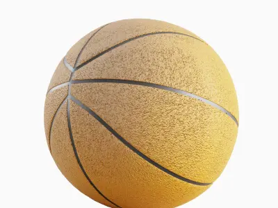 Basketball Ball 4K 03 3D model