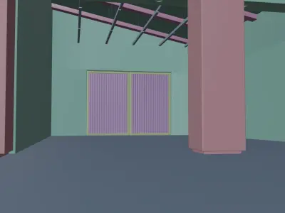 Free Garage Scene Free 3D model