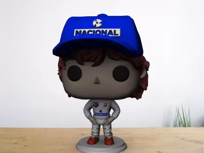 Ayrton Senna PopFunko 3D print model