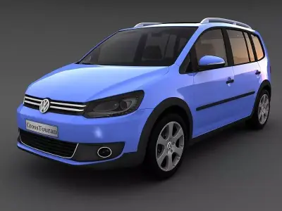 Volkswagen CrossTouran 2011 3D model