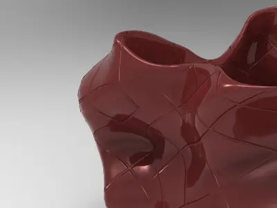 Biga Vase Low-poly 3D model