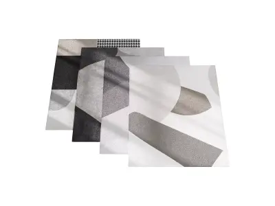 Carpet set 19 3D model