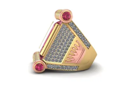 The Kings Ring - Men Ring 3D print model